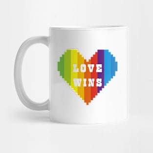 Rainbow pride love winds LGBTQ ally Mug